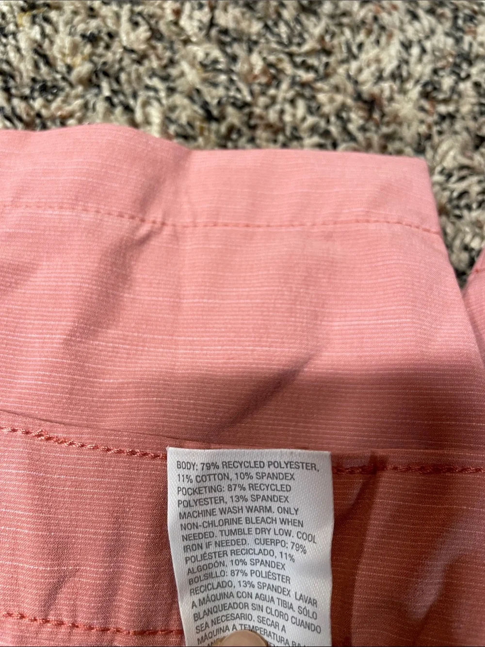 All In Motion Mens 7” Unlined Golf Shorts Sand Size 34 | NWT